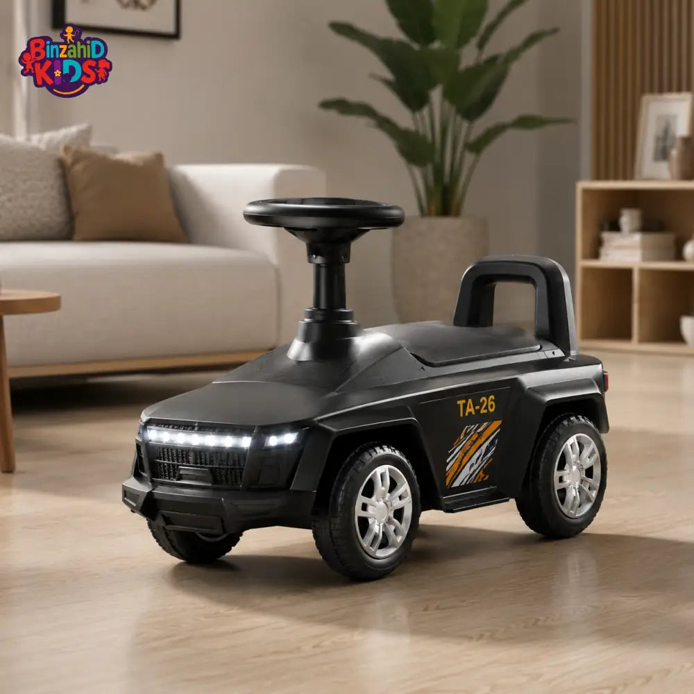 SPORTS SUV KIDS RIDE-ON PUSH CAR - BLACK