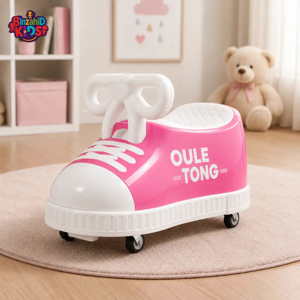 SWING CAR KIDS WIGGLE RIDE-ON CAR - PINK