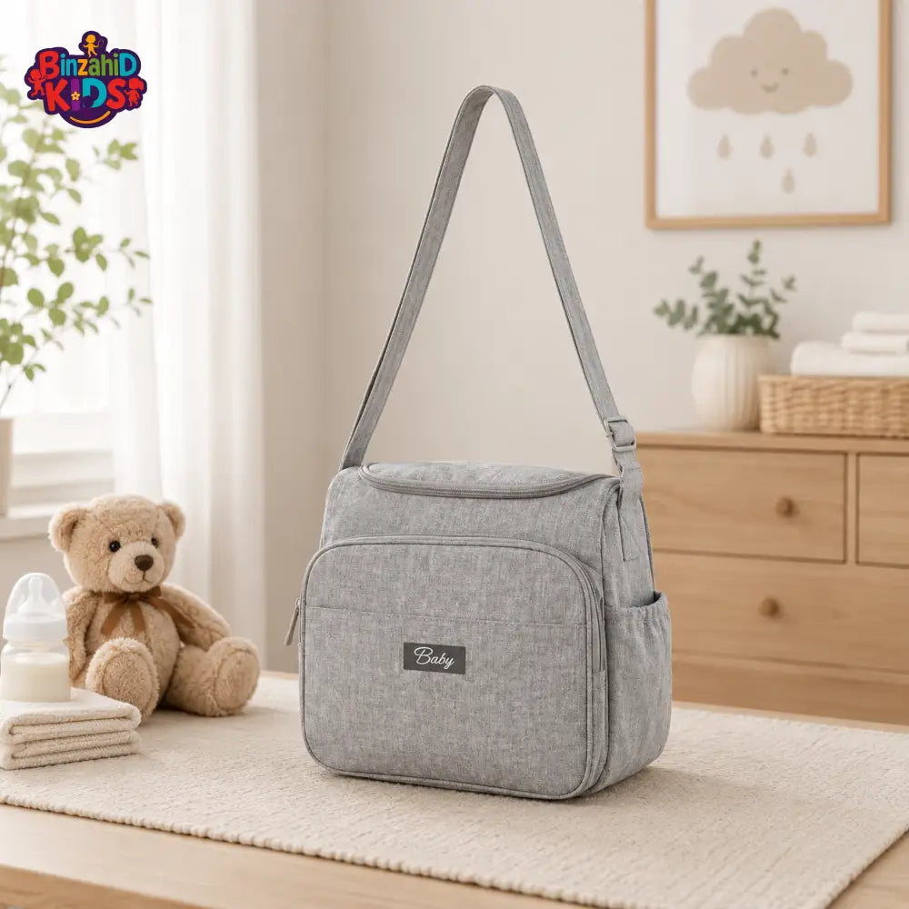 Baby Diaper Bag - (S) Grey