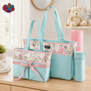 Baby Diaper Bag - Set Floral