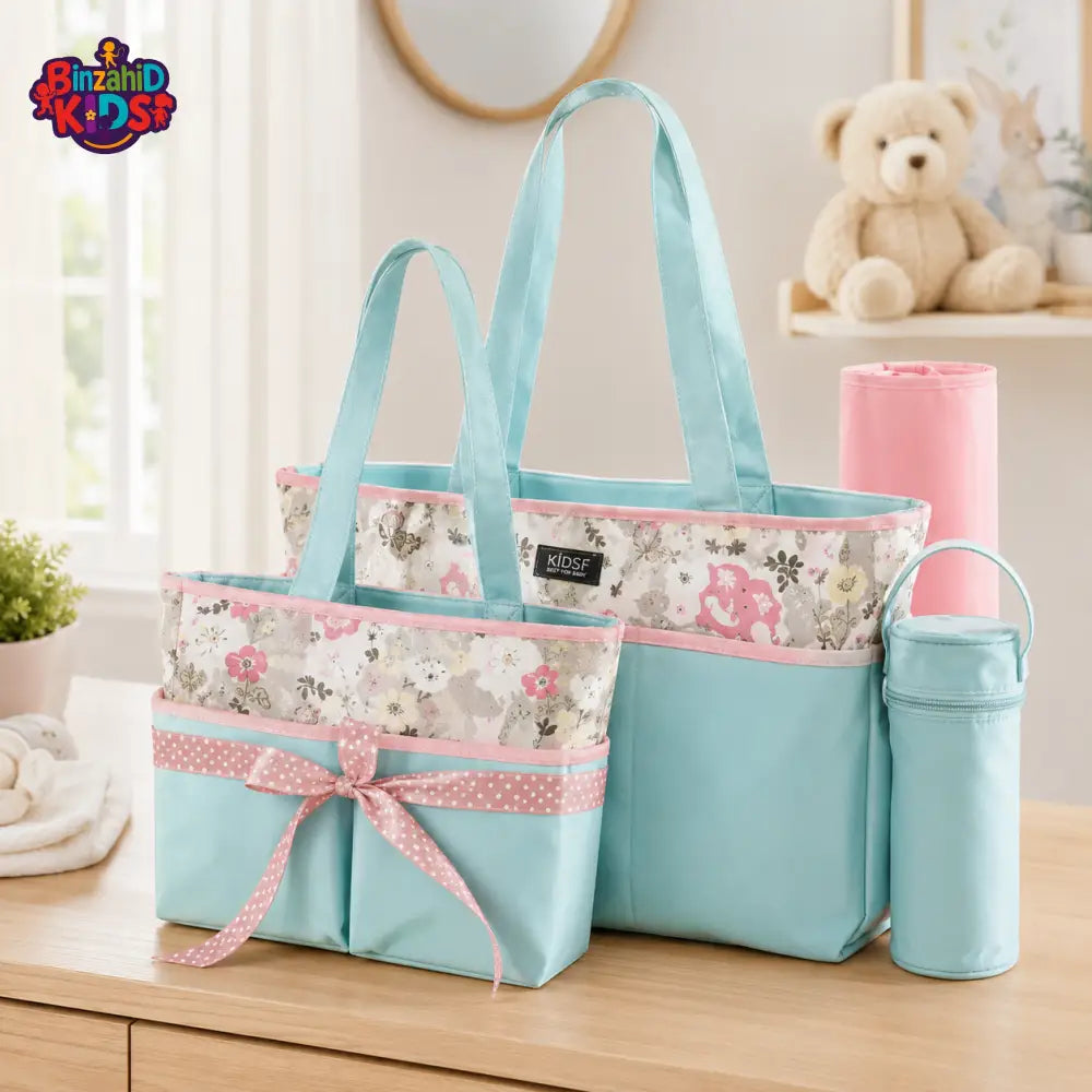 Baby Diaper Bag - Set Floral