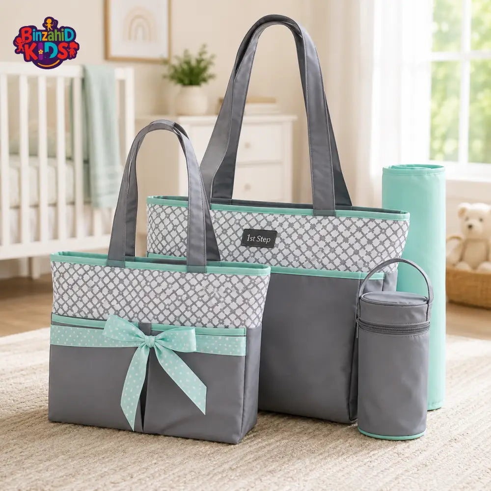 Baby Diaper Bag - Set Textured