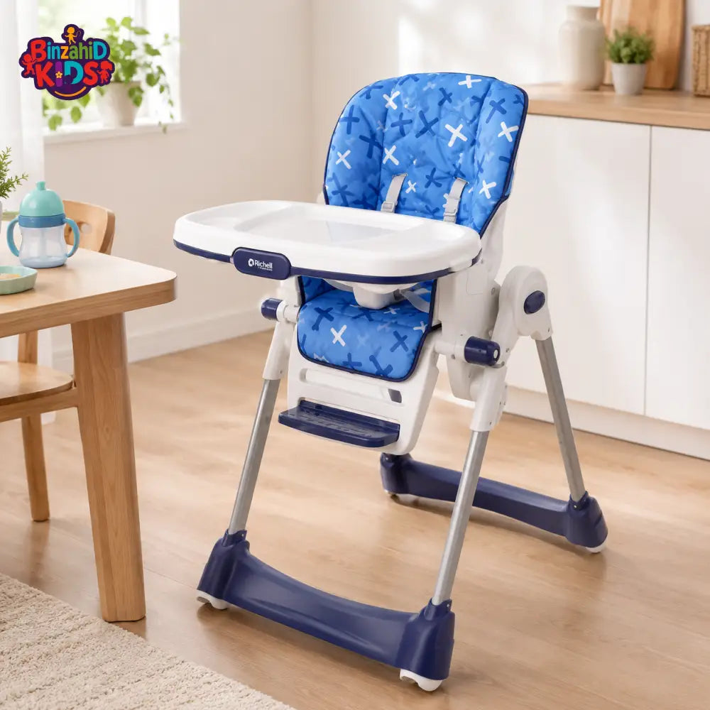 Baby High Chair Aeroplane - Blue