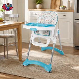 Baby High Chair - Blue