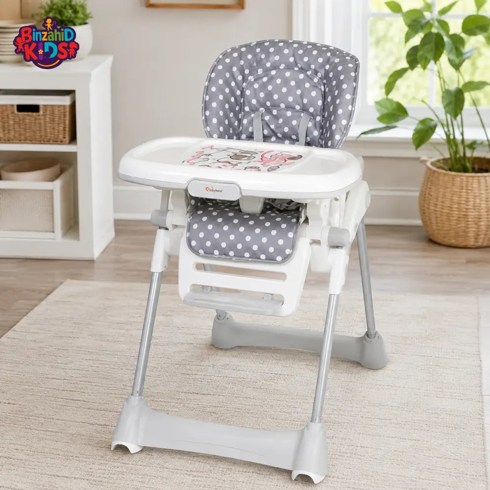 Baby High Chair - Grey