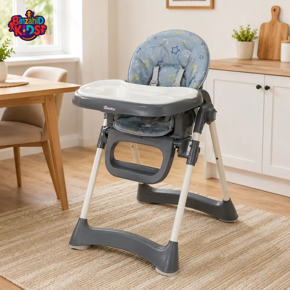 Baby High Chair - Grey