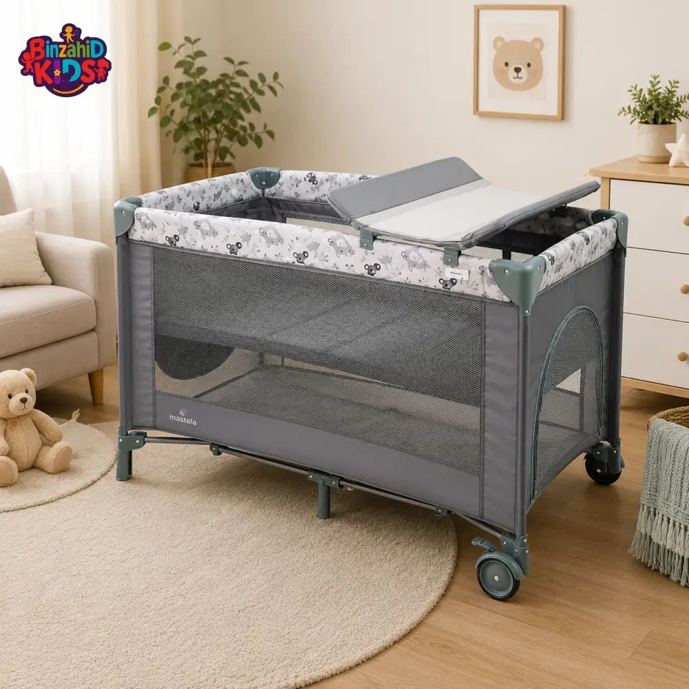 TINNIES BABY PLAY PEN – GREY