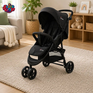 TINNIES BABY STROLLER 3 WHEELER - BLACK