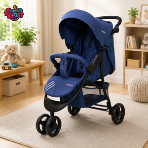 TINNIES BABY STROLLER 3 WHEELER - BLUE