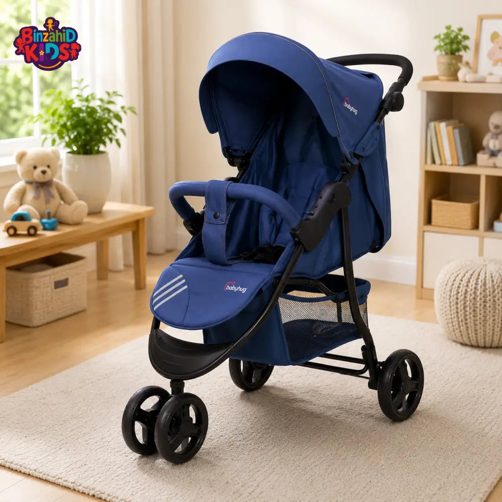 TINNIES BABY STROLLER 3 WHEELER - BLUE