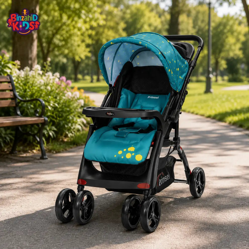Baby Stroller - Acid Blue