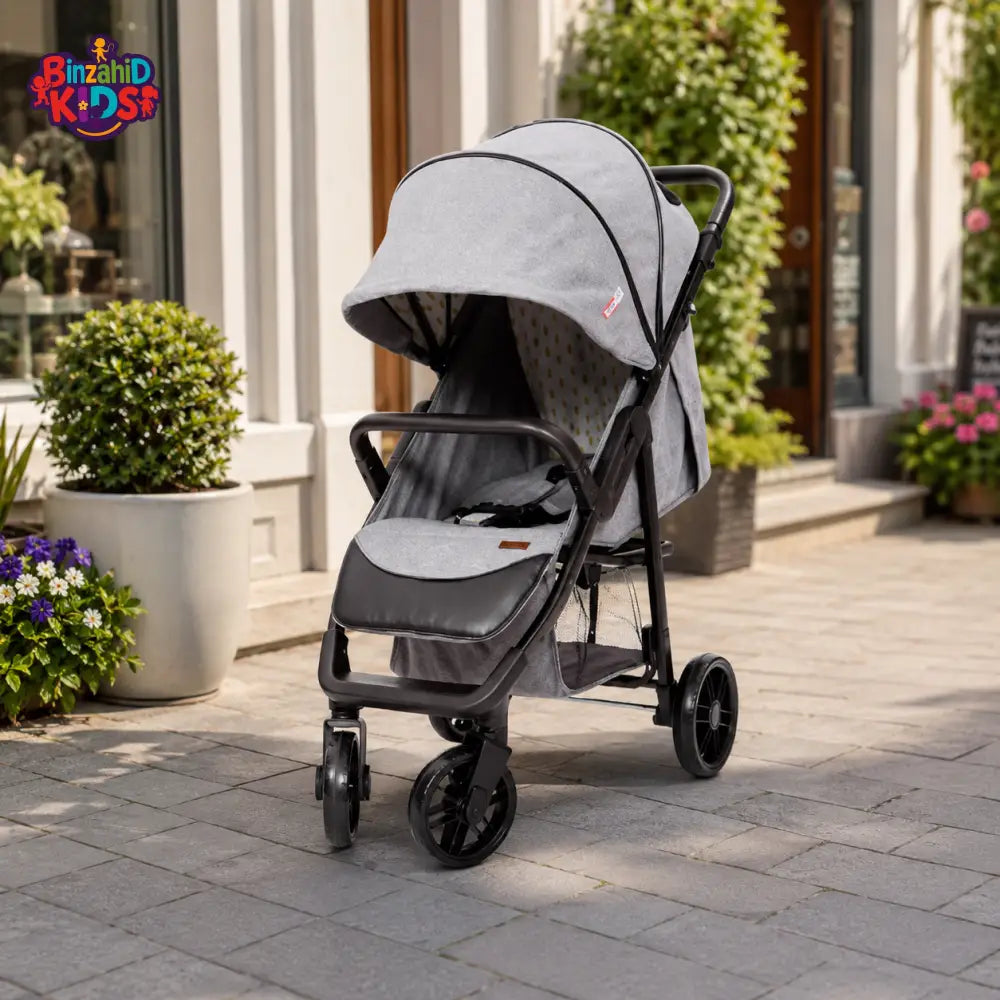 TINNIES BABY STROLLER - GREY