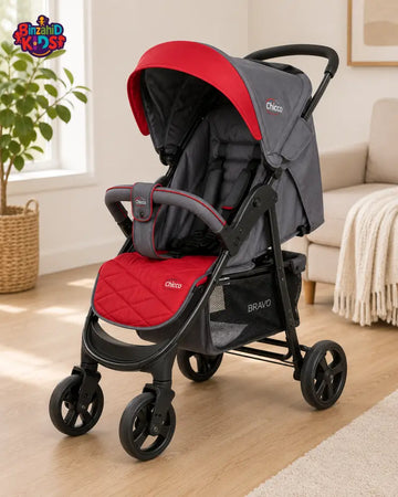 TINNIES BABY STROLLER - RED