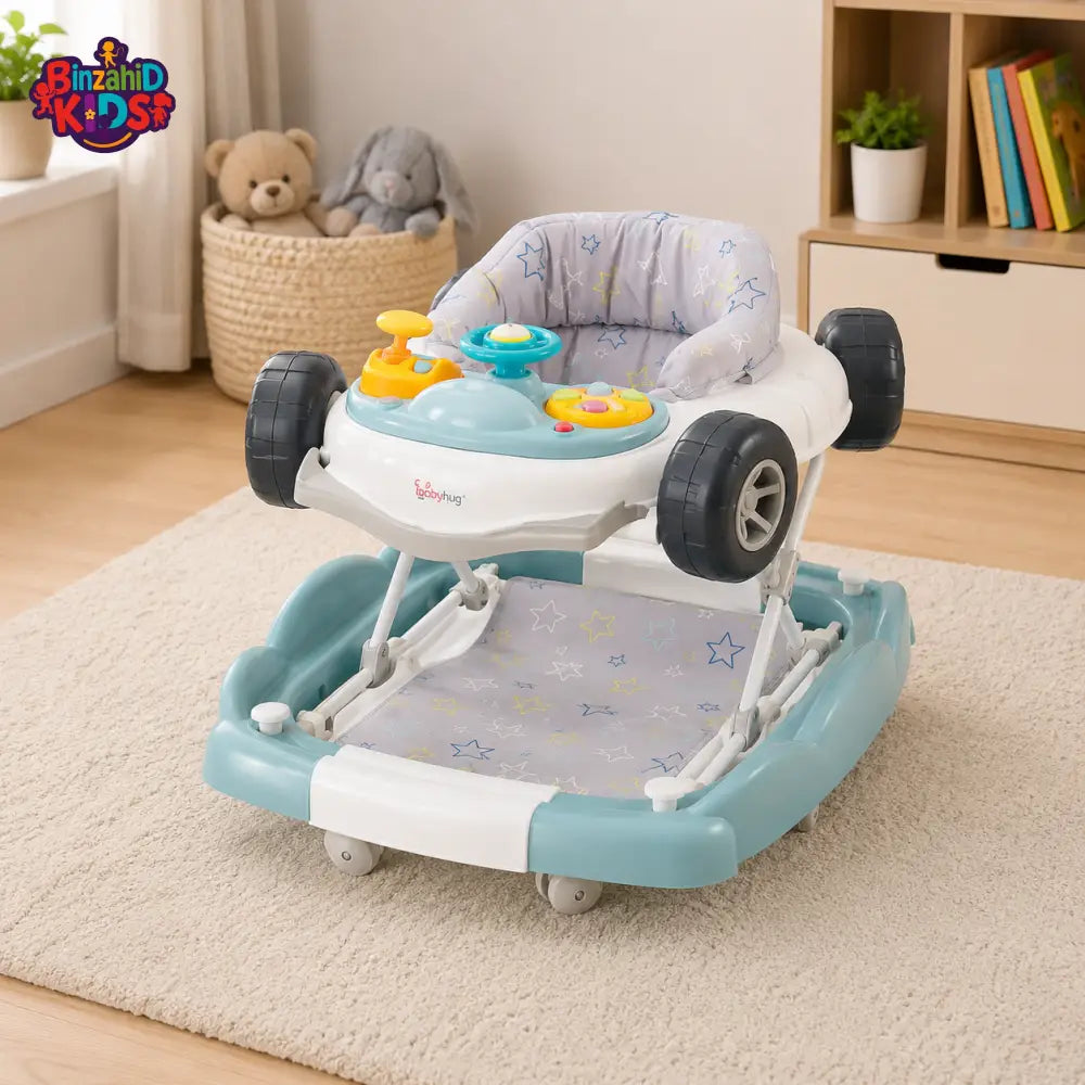 TINNIES BABY WALKER CAR - BLUE