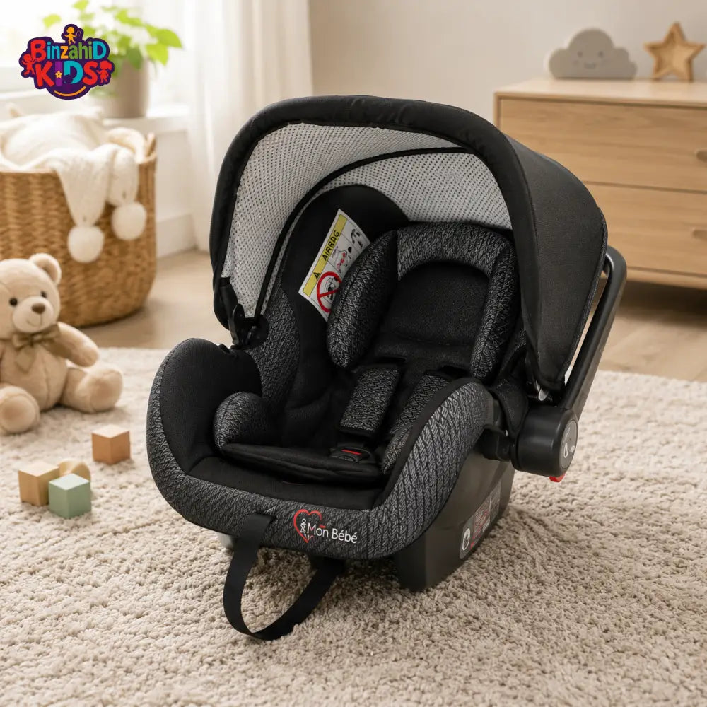 TINNIES BEIGE BABY CARRIER & CAR SEAT – 0–18 MONTHS