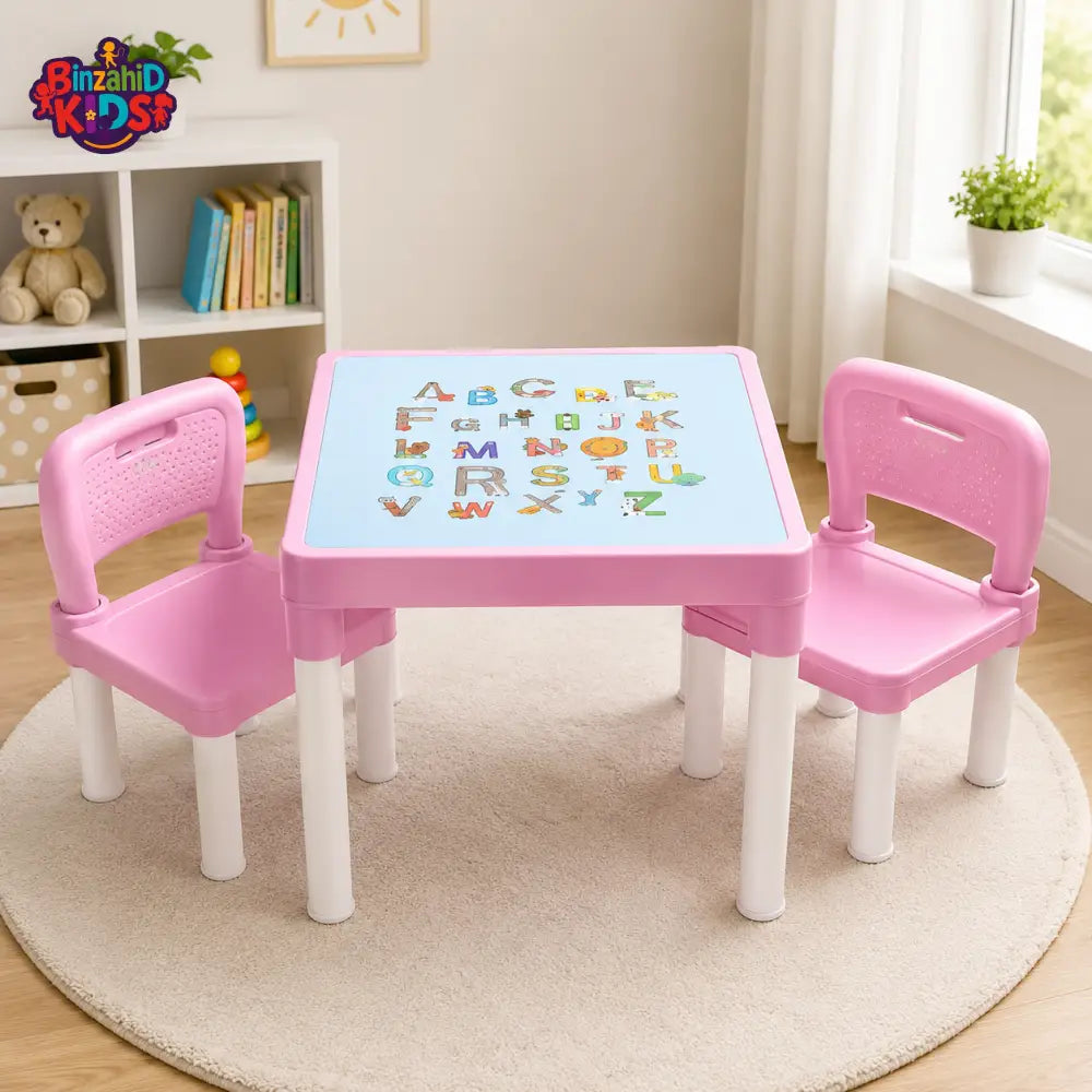 TINNIES CHILDREN TABLE SET - PINK