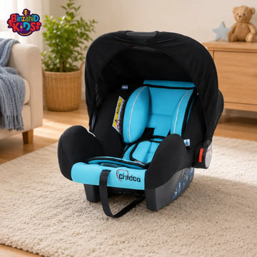 TINNIES COMFORTABLE & SECURE BABY CARRIER CAR SEAT – INFANT ROCKER WITH CANOPY (GREEN 0-18 MONTHS)