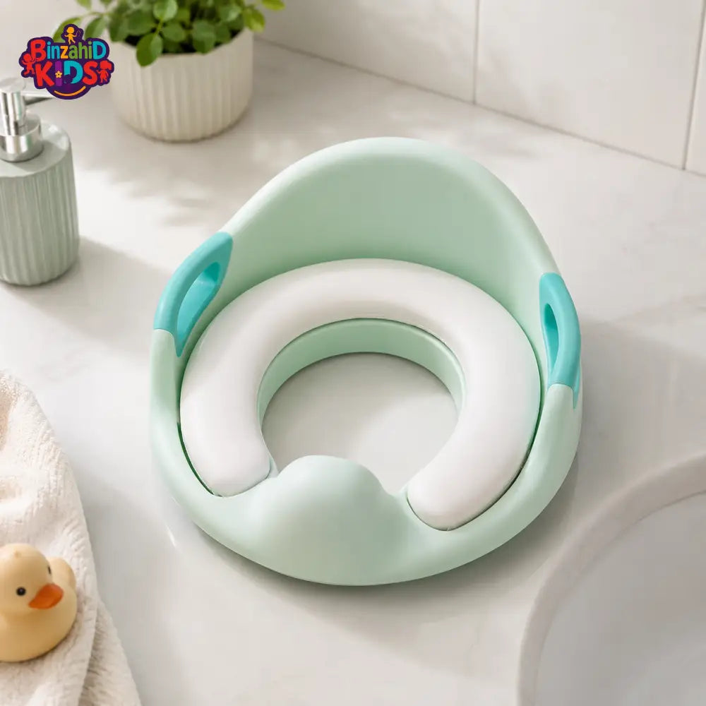 TINNIES CUSHION TOILET SEAT COVER - GREEN