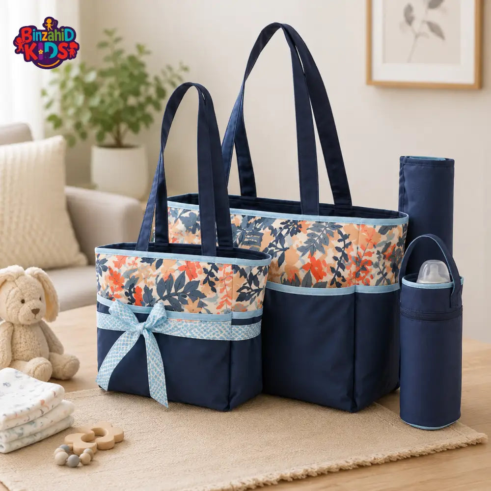TINNIES DIAPER BAG – BLUE SMART & SPACIOUS