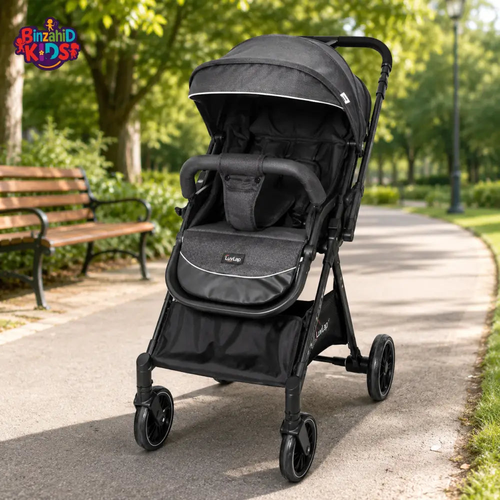 TINNIES LIGHTWEIGHT FOLDABLE BABY STROLLER – REVERSIBLE HANDLE (0–4 YEARS)