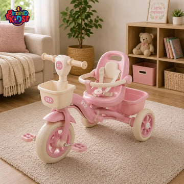 VINTAGE STYLE KIDS SCOOTER TRICYCLE - PINK