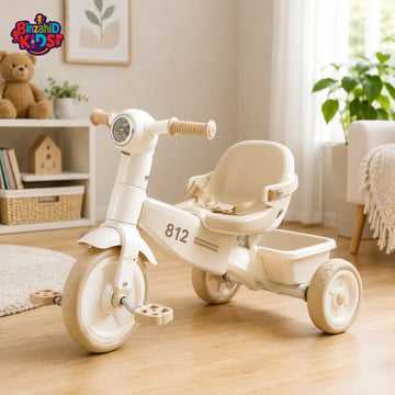 VINTAGE STYLE KIDS SCOOTER TRICYCLE - WHITE